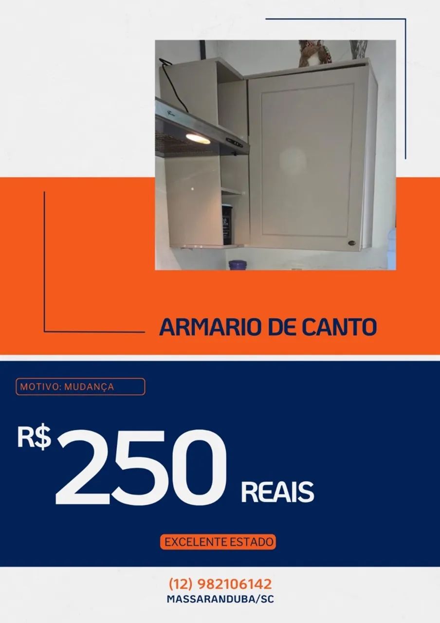 Armário Aéreo de Canto
