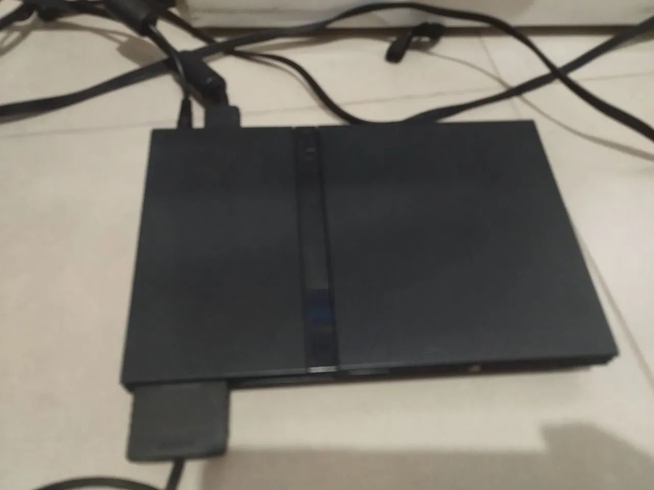 PS2 slim leitor 100% controle e memory card - Foto 3