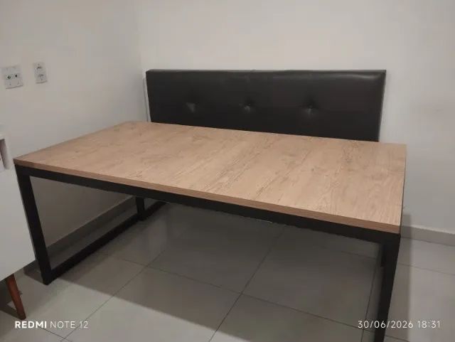 Mesa de Jantar 6 a 8 lugares MDF + Banco-Sofá  - Foto 5