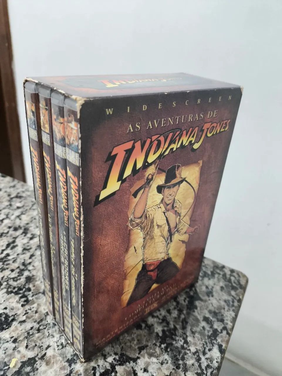 Box dvds Indiana Jones