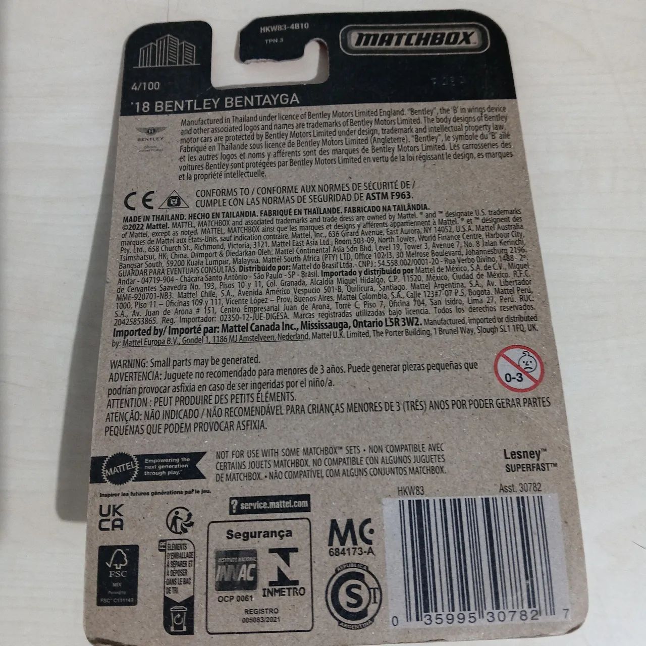 Matchbox '18 BENTLEY BENTAYGA - Foto 2