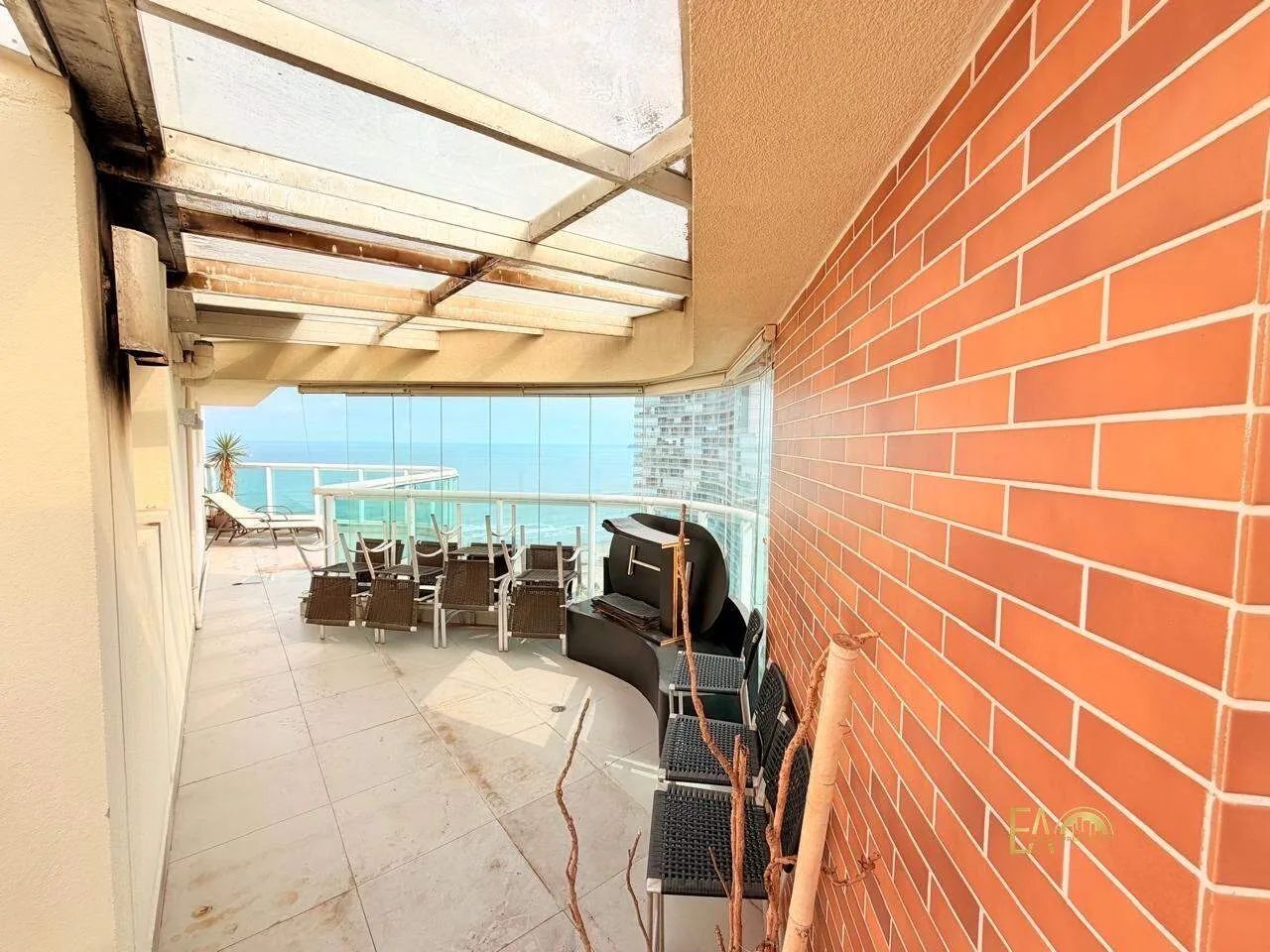 Cobertura Duplex Porteira Fechada com Vista Mar na Pompéia  Santos - Foto 13