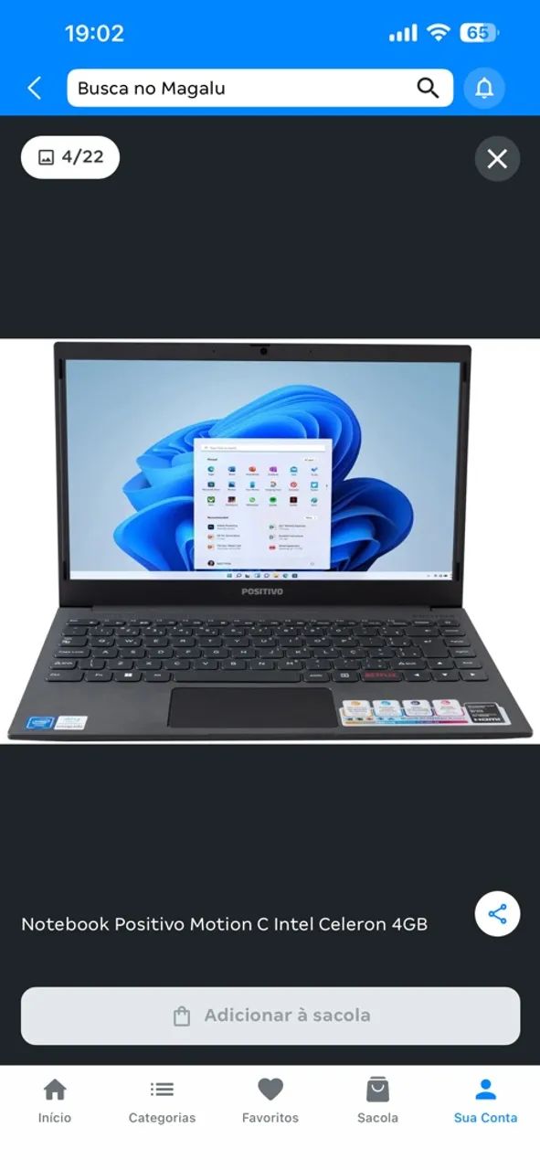 Notebook positivo Motion  - Foto 3
