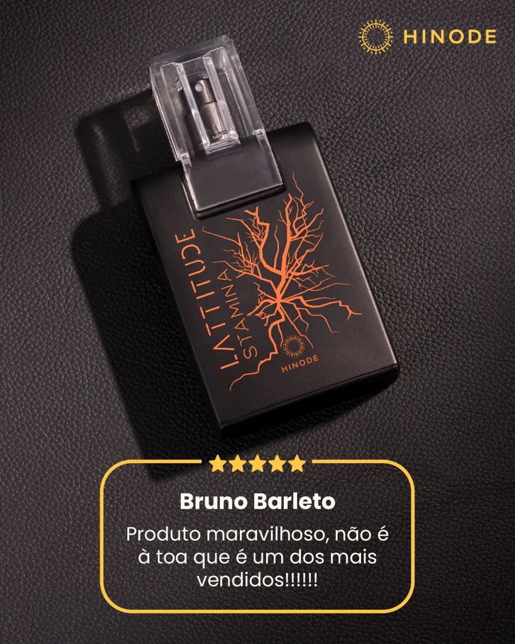 LATTITUDE STAMINA Hinode uma  fragrância AMADEIRADA ENVOLVENTE - Foto 3