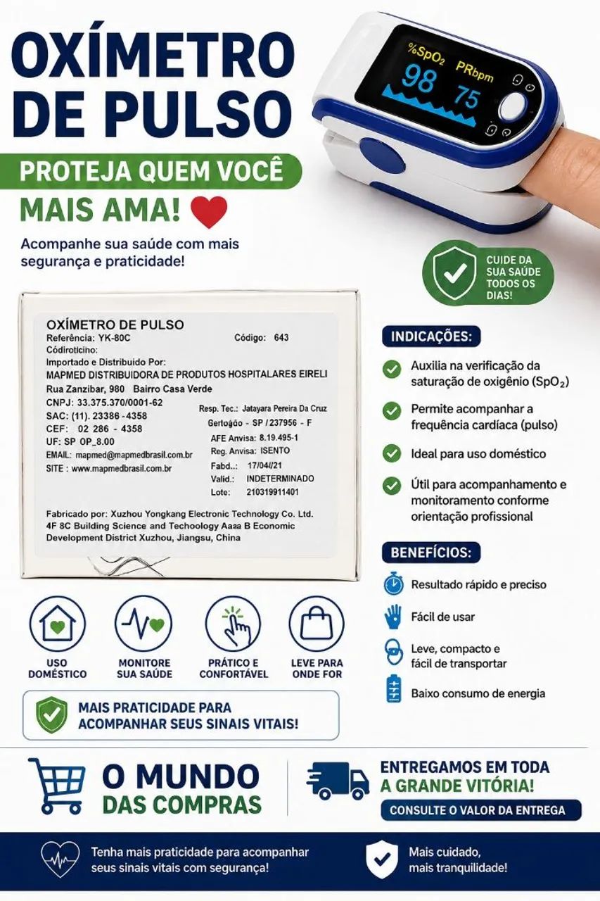 Oxímetro de Pulso 