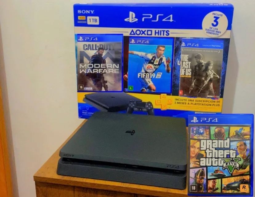 ps4 slim ソフトセット Ps4 Slim 1TB Mega Pack Bundle com 3 jogos - Fenix GZ - 19 anos no