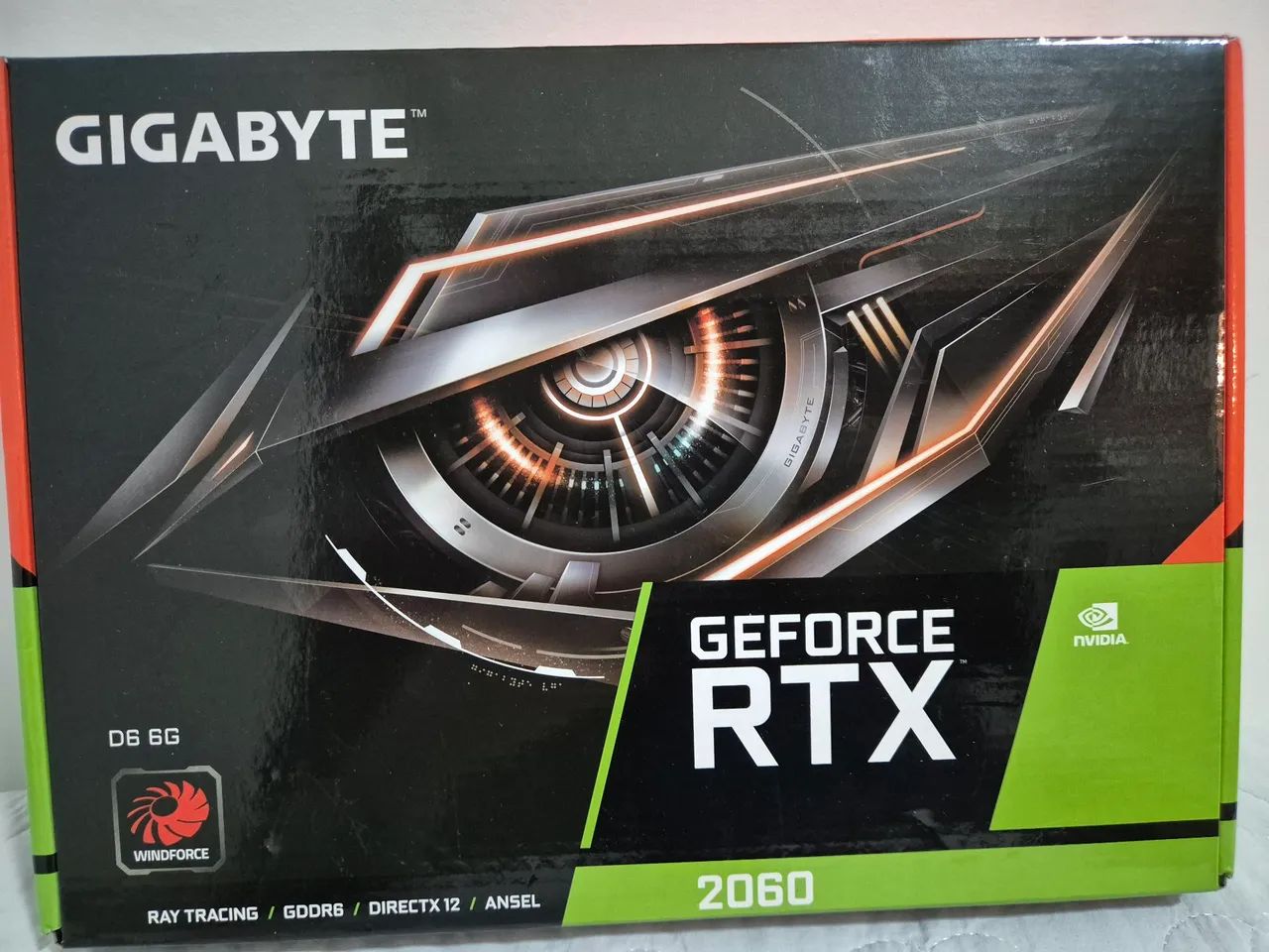 Placa Geforce RTX 2060 + fonte P550 Gigabyte 