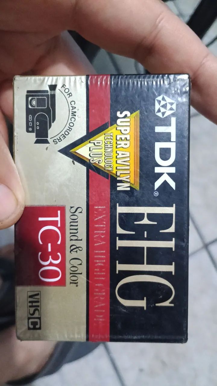 mini VHS e fita limpadora de cabeça - Foto 3