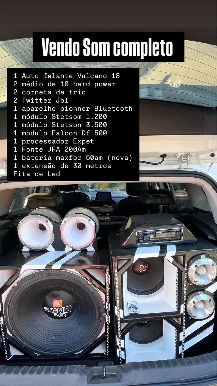 Som automotivo Completo 
