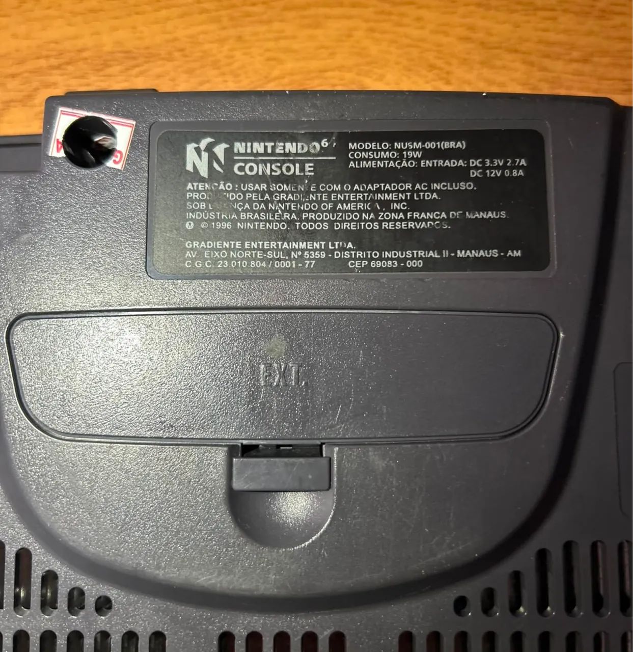 Apenas o console Nintendo 64 Gradiente - Foto 4