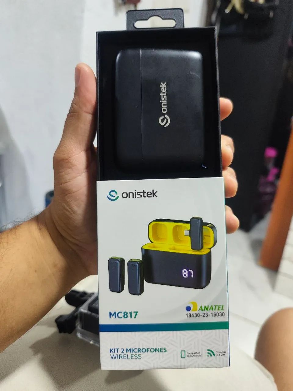 Microfone de lapela onistek  - Foto 5