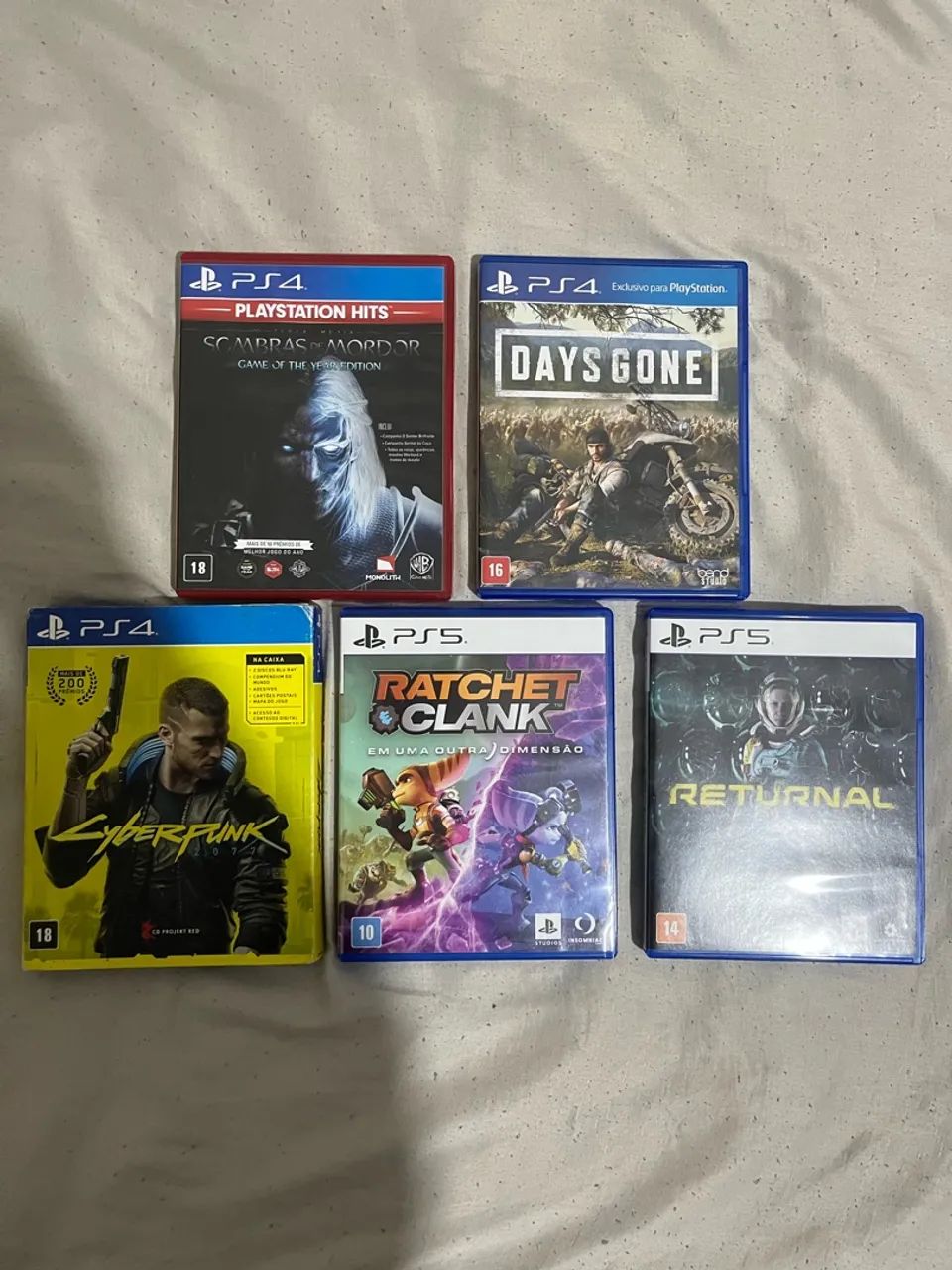 Jogos de ps4 e ps5