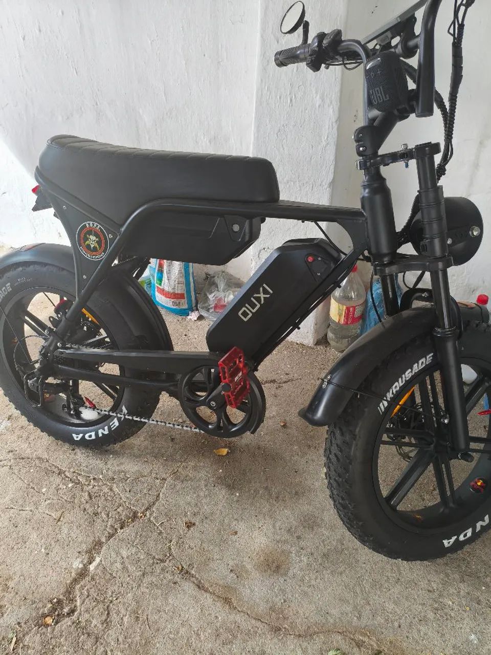 Bike elétrica de 1000 e Ouxi 
