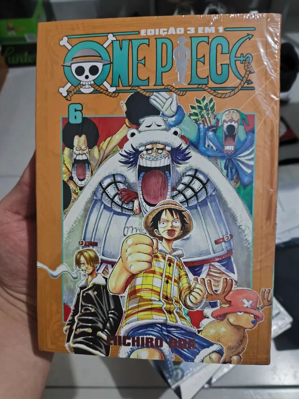 One piece 3 em 1 volumes do 01 ao 09 - Livros e revistas