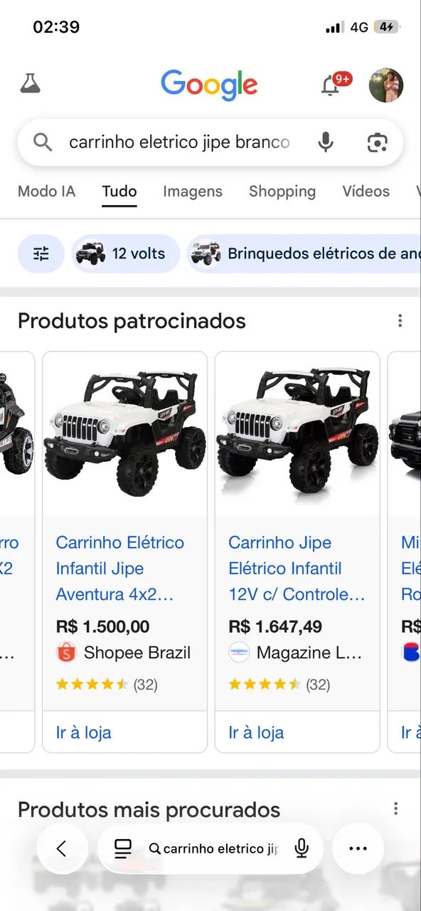 carrinho elétrico infantil  - Foto 2