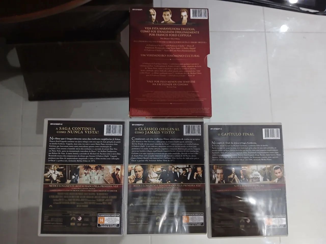 DVD trilogia O poderoso chefao  - Foto 2
