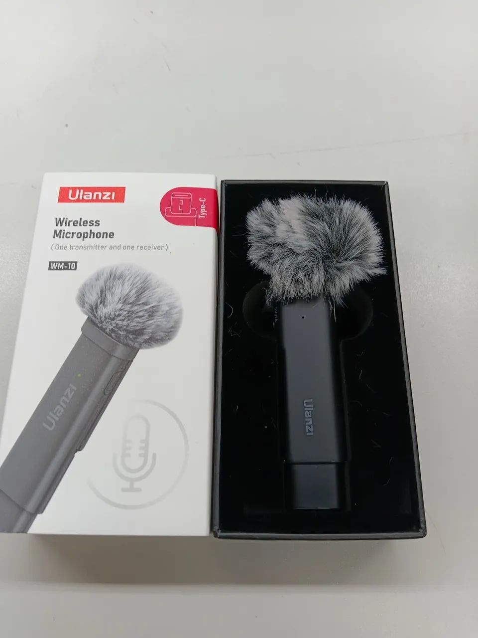Microfone Sem Fio Ulanzi WM-10 USB-C - Pouquíssimo uso.