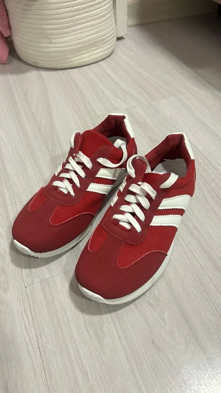 Tênis réplica adidas, tamanho 38 - Foto 2