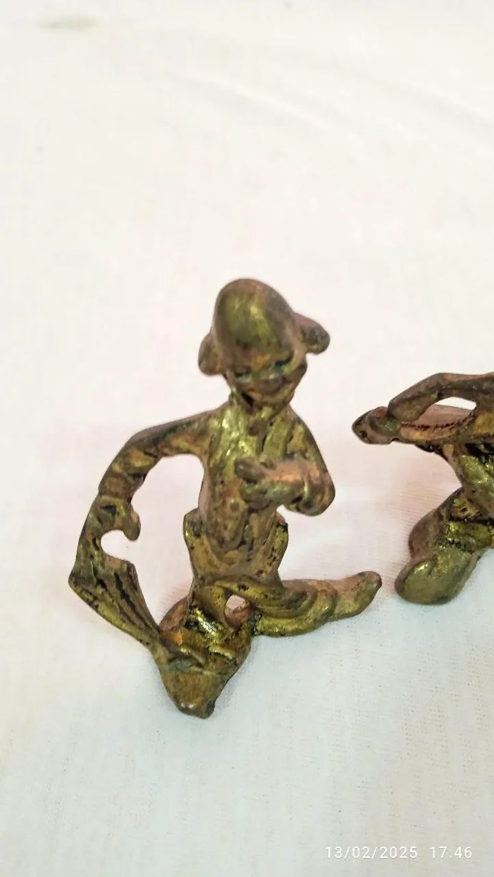 Miniatura de palhaço em metal fundido lote - Foto 2