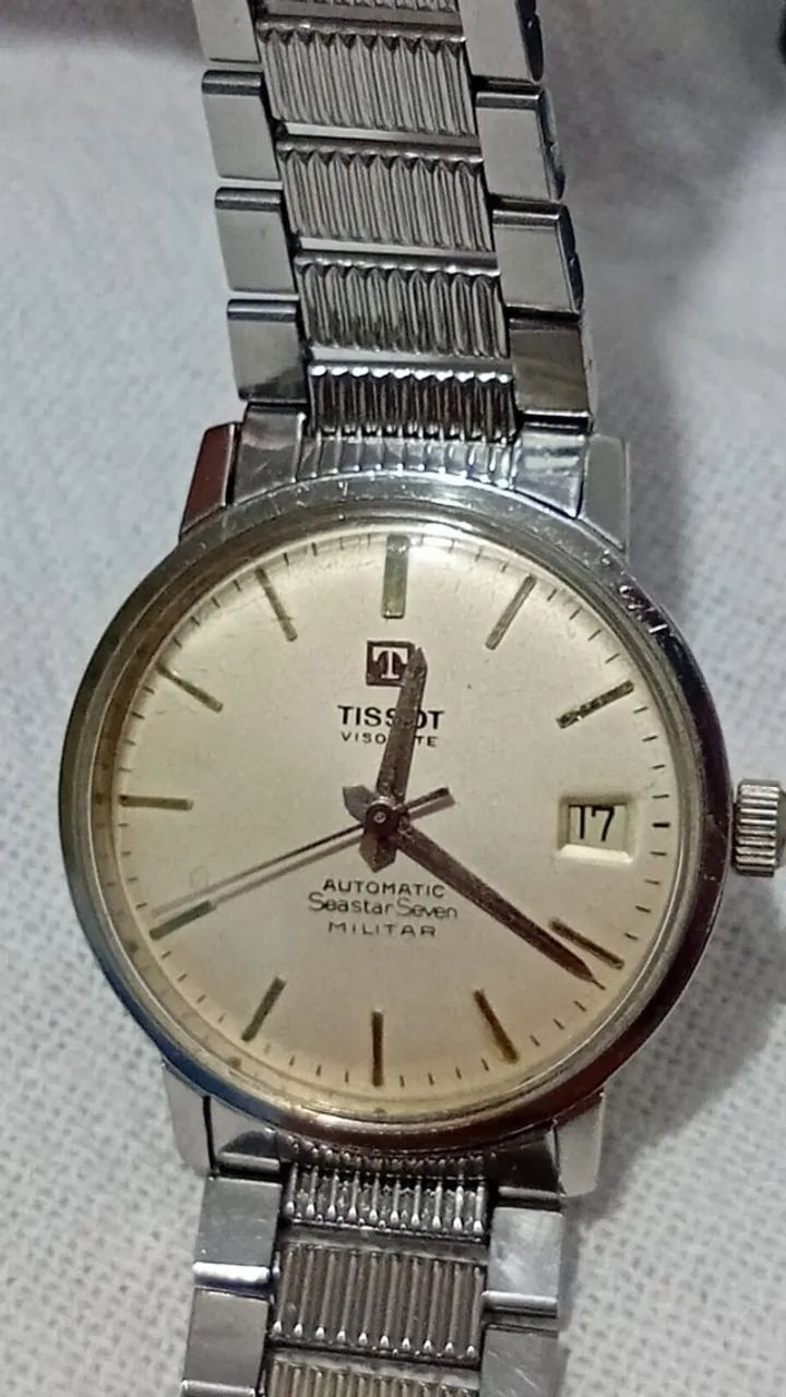 LÍNDO RELÓGIO TISSOT VISODATE SEASTAR SEVEN MILITAR SWISS MADE  . !!!