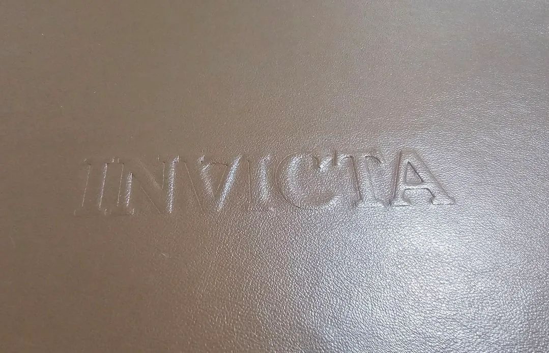 Porta relógio invicta de couro original  - Foto 3
