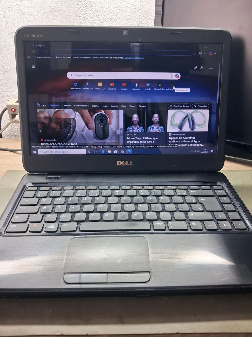 Notebook Dell i3-2350M SSD 240GB