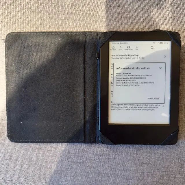 Kindle 7ª Geração Wi-Fi 4GB + Capa | Funcionando Perfeitamente - Foto 3