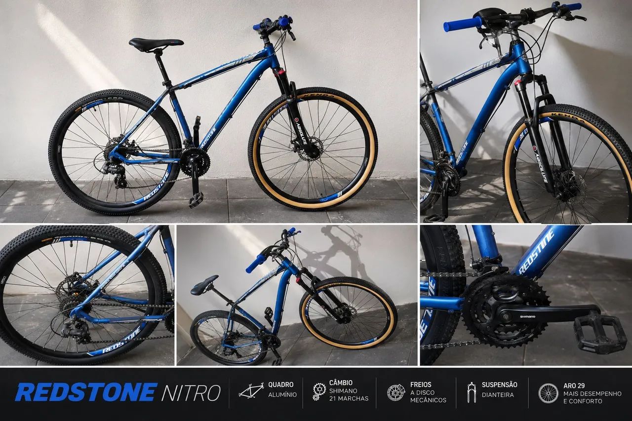 Bike MTB aro 29 quadro 19 - Foto 5
