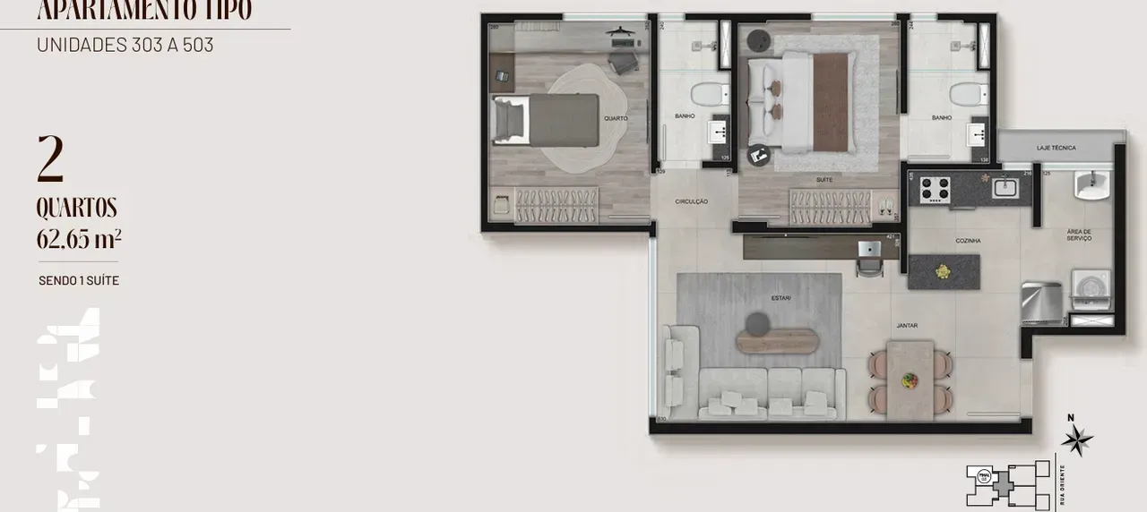 PLANTA 62m²