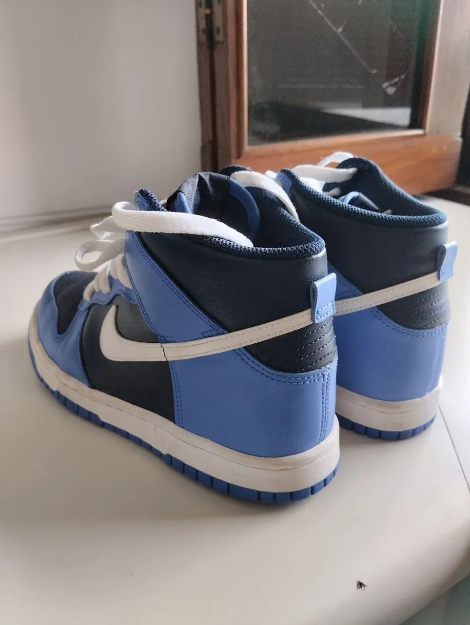 Tênis Nike Dunk Mid azul  - Foto 2