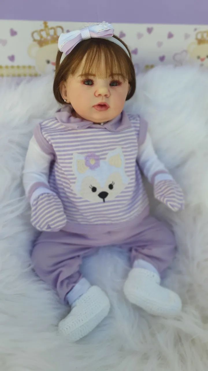 Bebê reborn linda e realista  - Foto 3