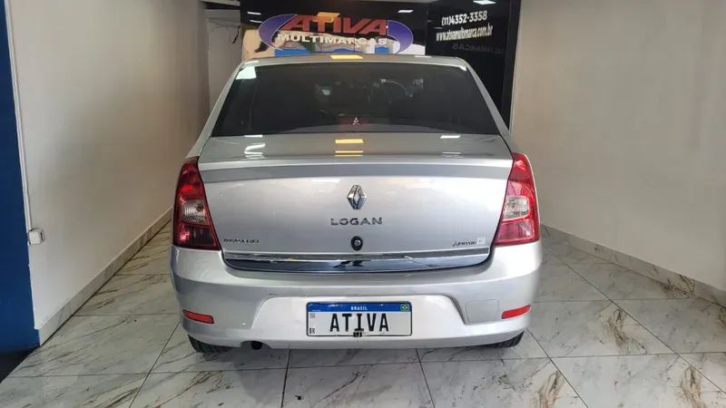 Renault Logan Authentique Flex 1.0 12V 4P 2012 - Foto 4