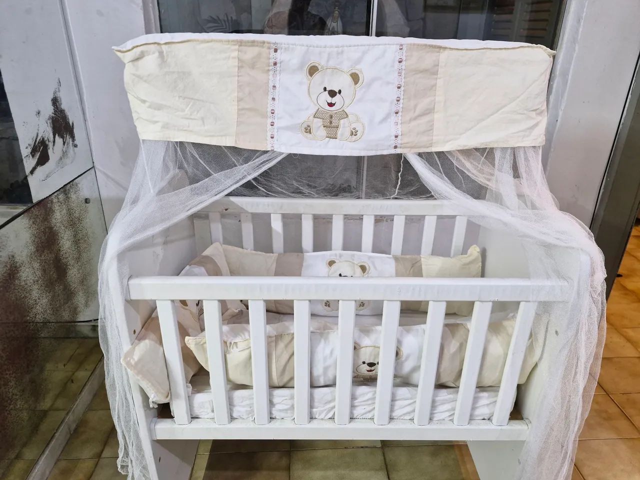 ? VENDO MINI BERÇO COMPLETO! ? - Foto 5