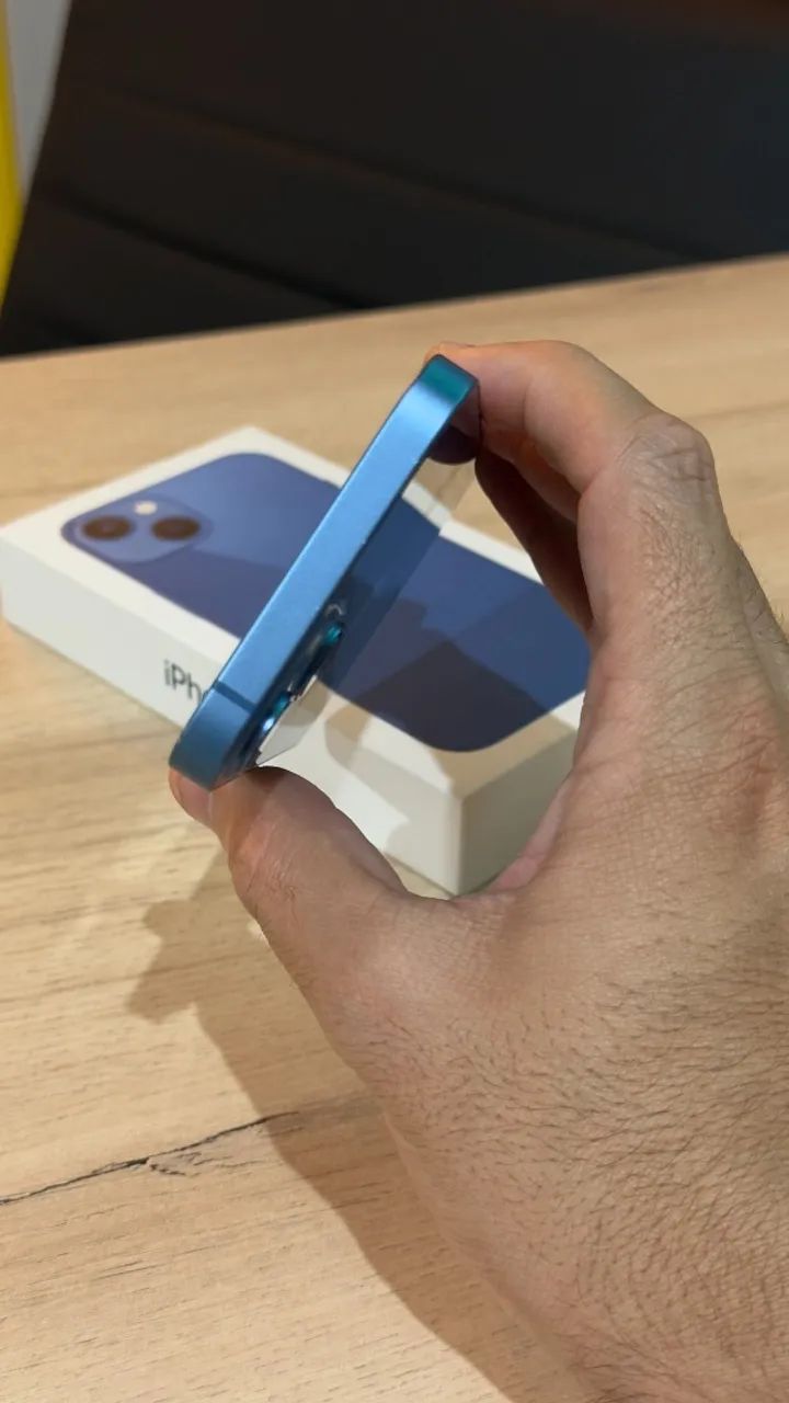 iPhone 13 128GB Blue - Saúde da bateria 100%! Loja física! Com