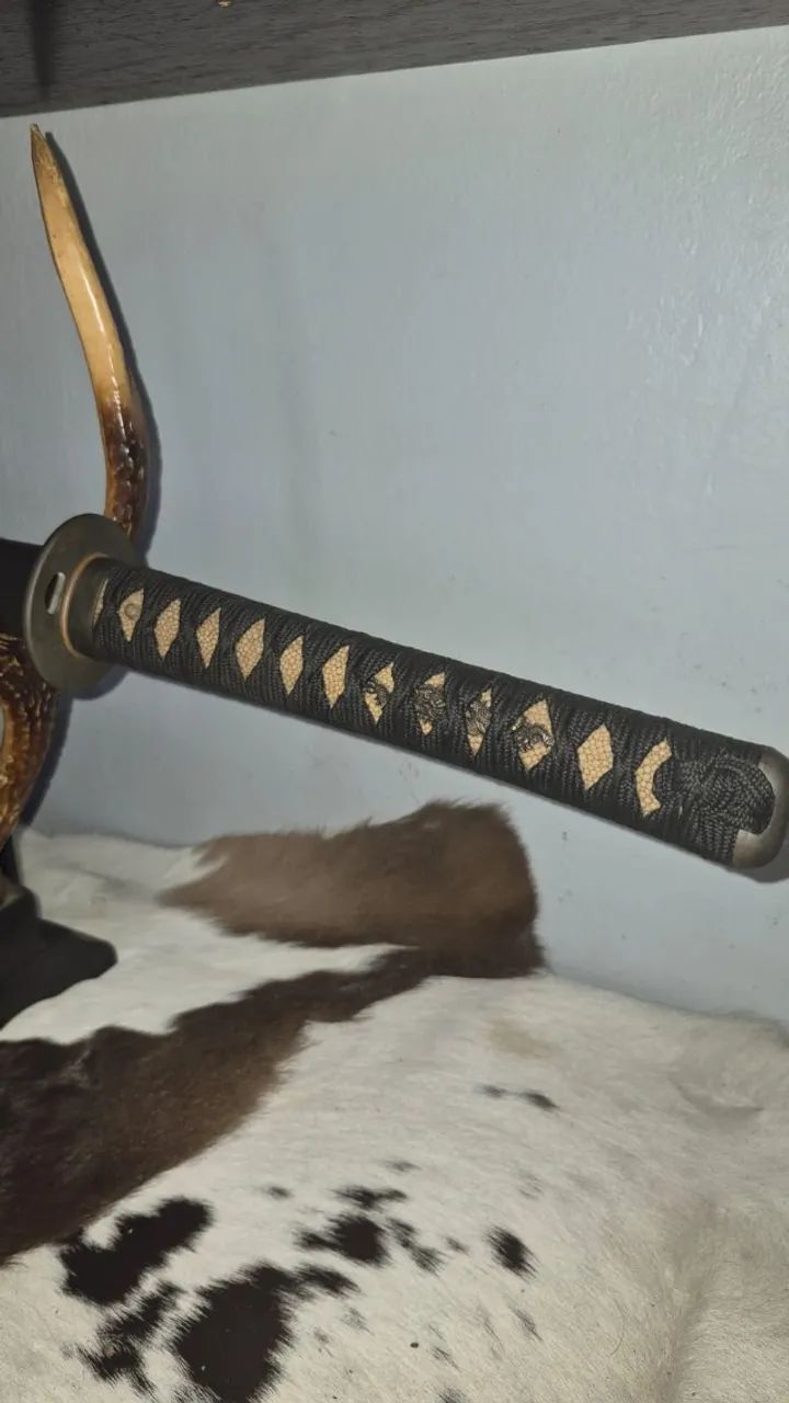 Espada Katana artesanal em aço carbono 5160 - Foto 2