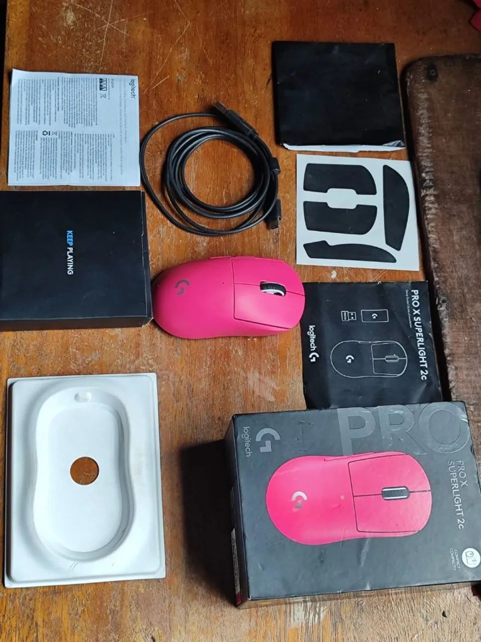Mouse g pro x super light 2 c 1 mês de uso  - Foto 2