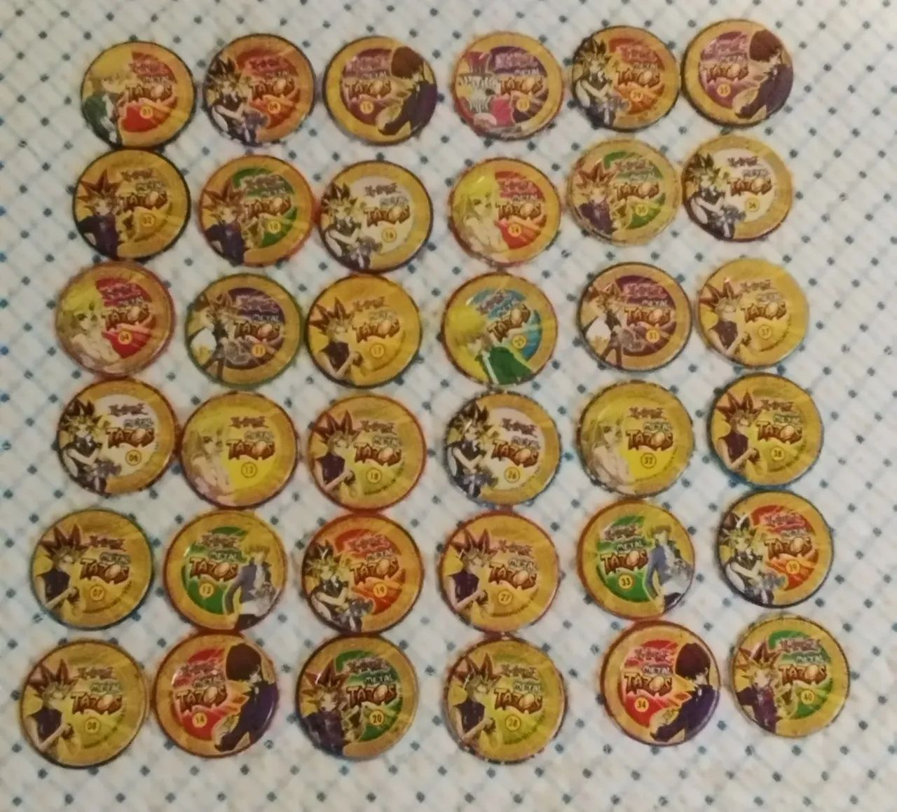 Tazos metal Yu-Gi-Oh !