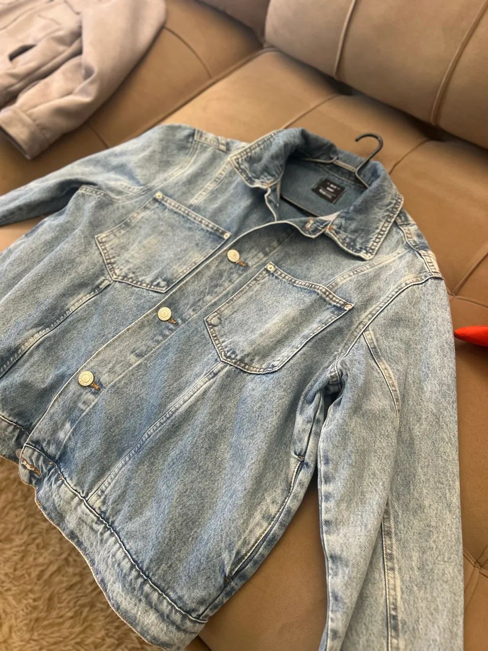 jaqueta jeans boxy renner  - Foto 5