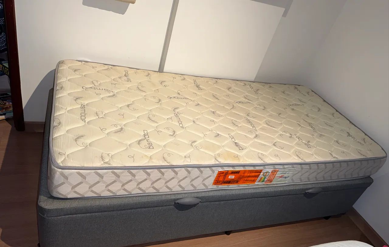 Cama baú de solteiro e/ou colchão  - Foto 2