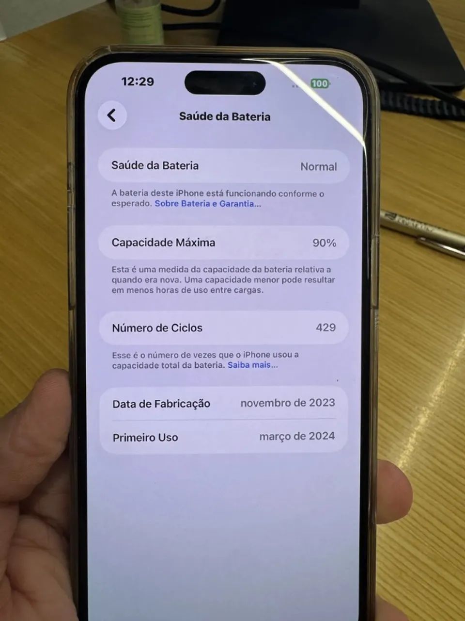 iPhone 15 Pro Max 512GB Titanio Preto - Foto 3