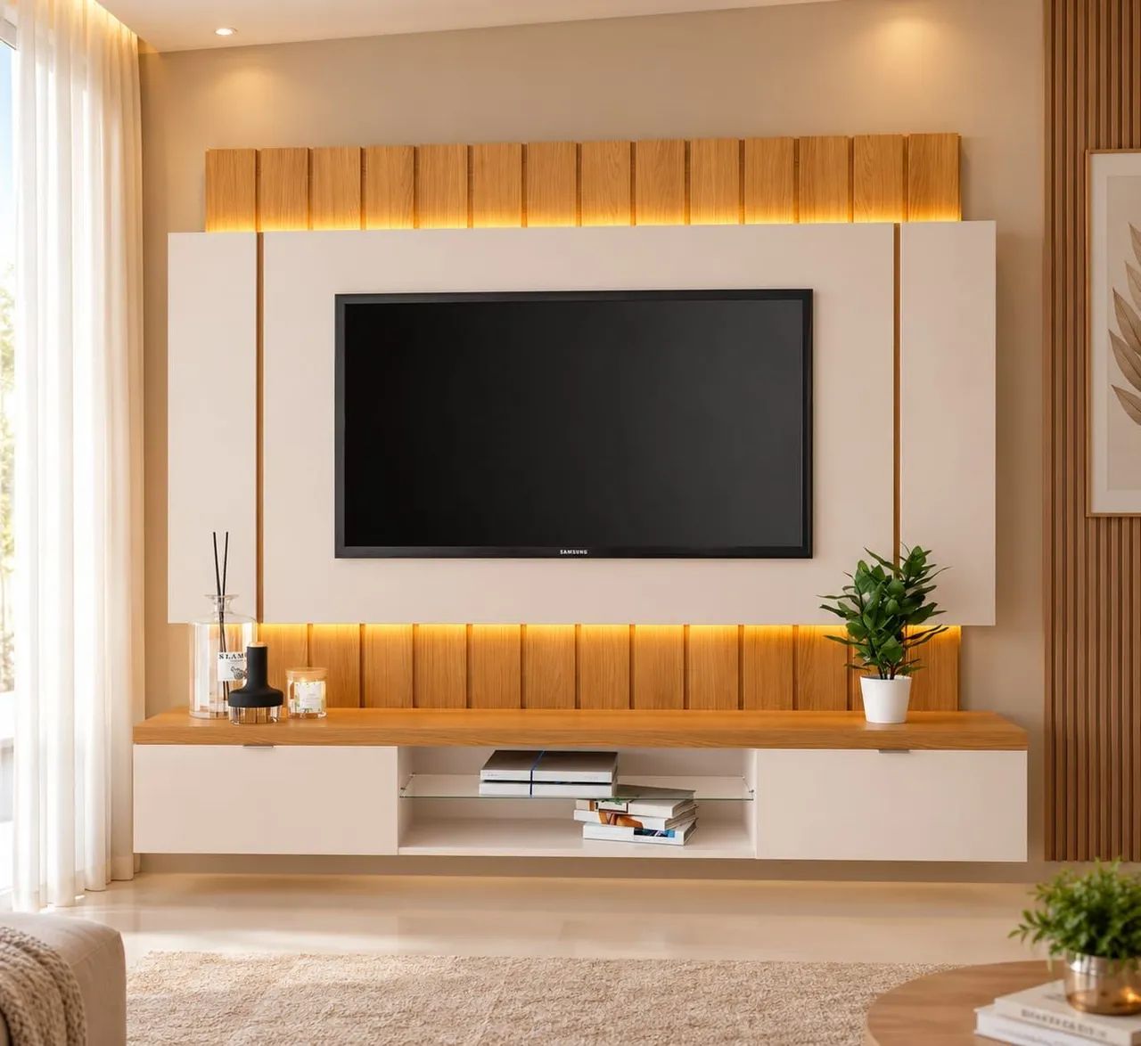 PAINEL COM LED PARA TV ATÉ 55"