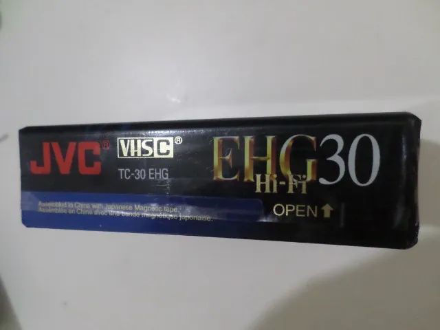 Fita Compact VHS-C  JVC  90Min  Lacrada - Foto 3