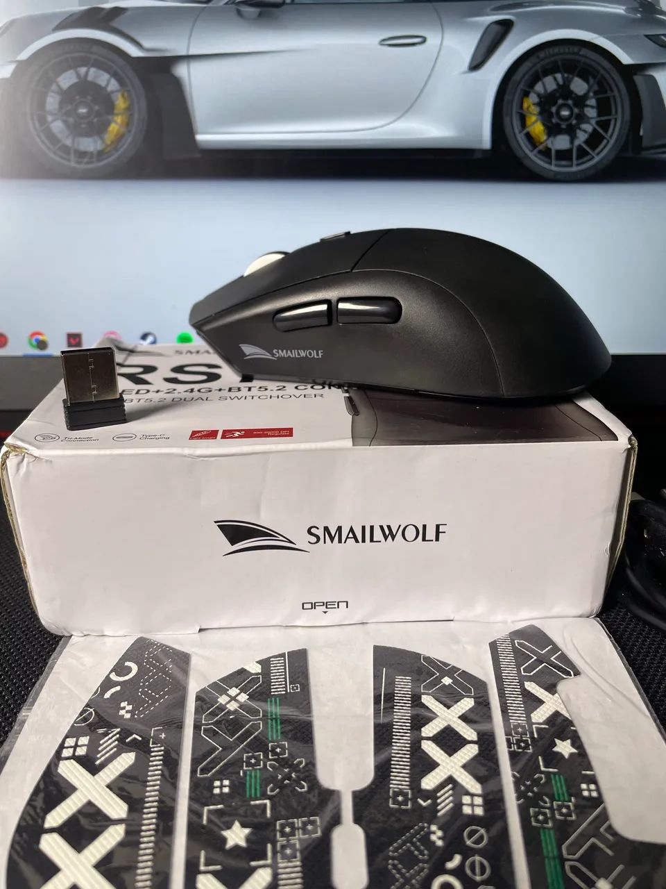 Mouse sem fio SMAILWOLF RS7  - Foto 5