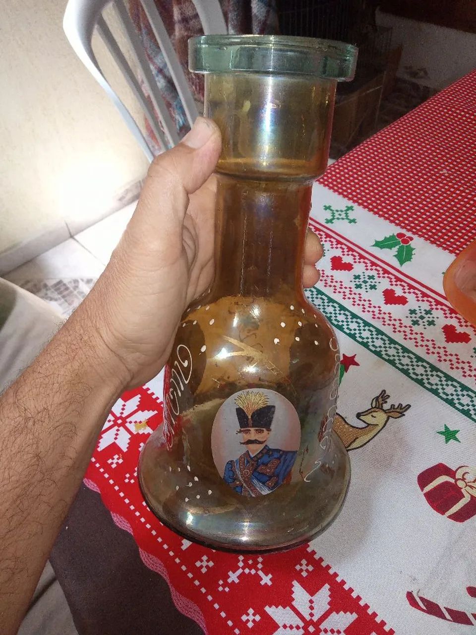 Garrafa antiga persa, centenária.