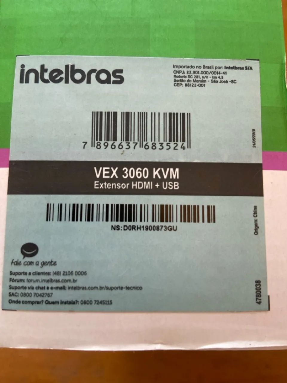Extensor de video KVM vex 3060 Intelbras  - Foto 3