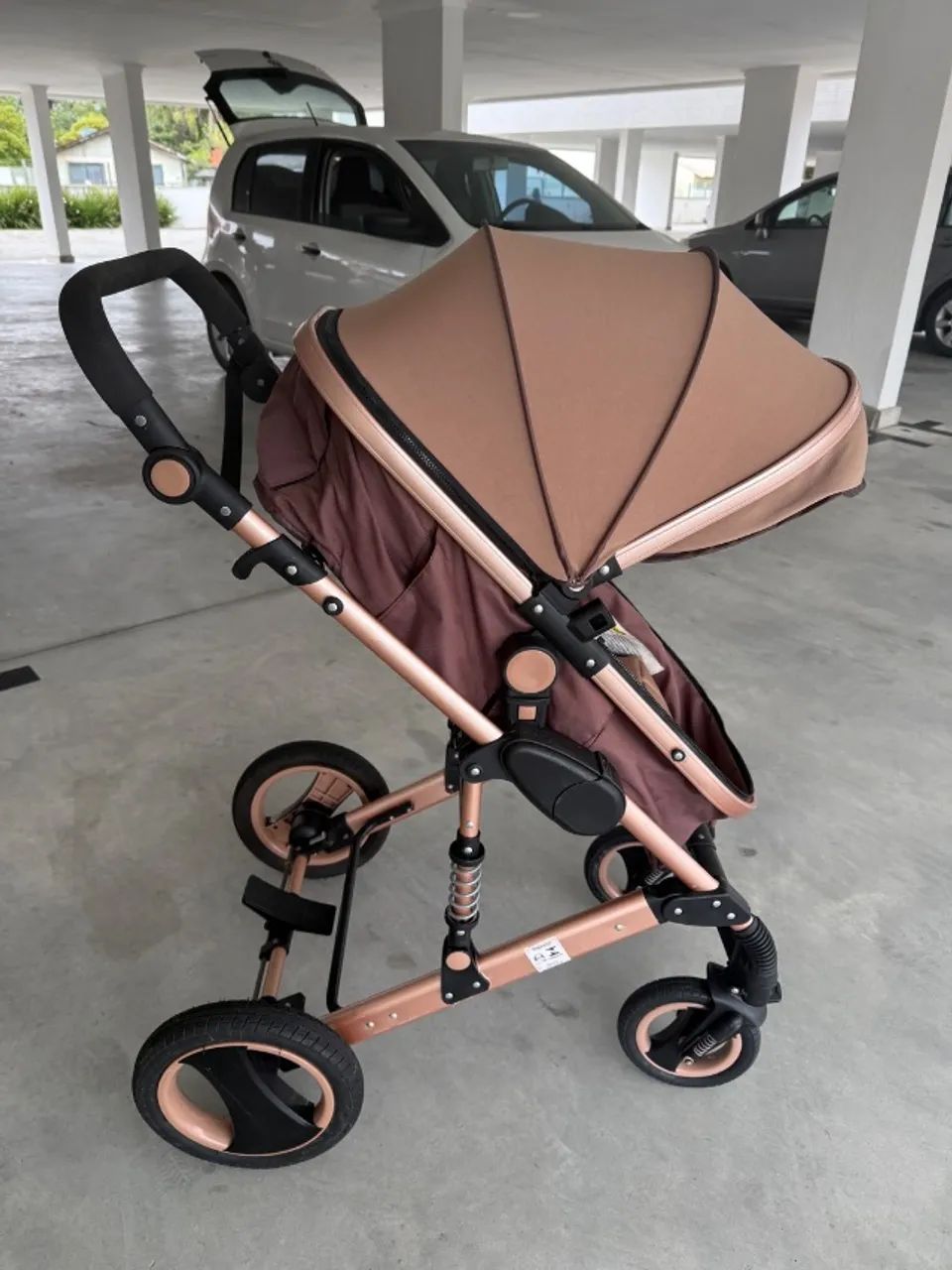carrinho de bebê moisés 3 em 1 - Foto 4