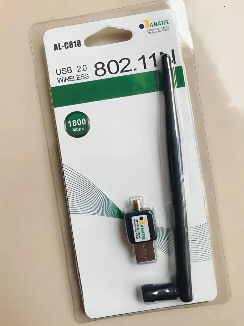 Adaptador Wi-fi USB 1800mbps - Foto 2