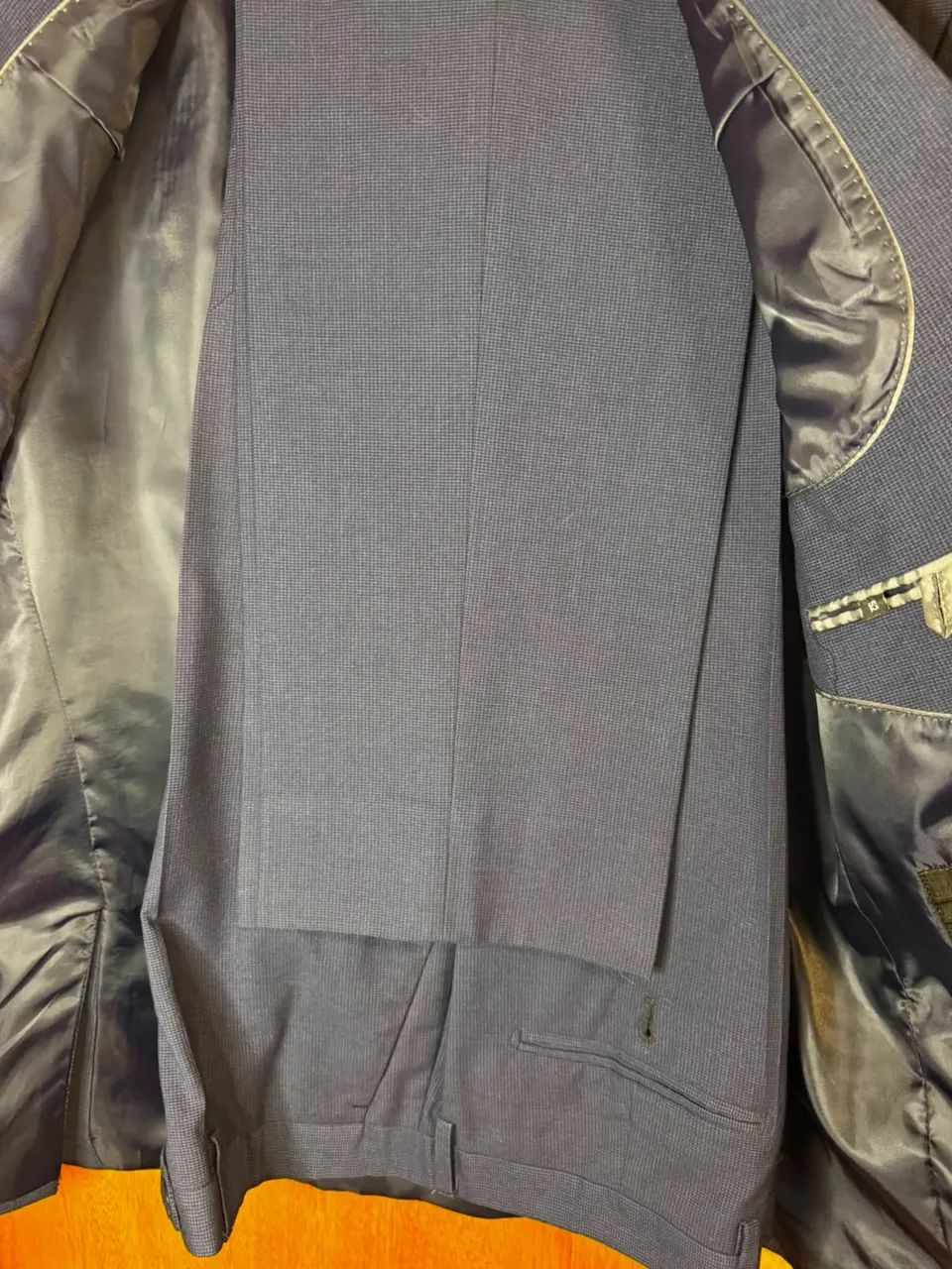 Terno Crawford Azul - Terno 52 e calça 42 - Foto 3