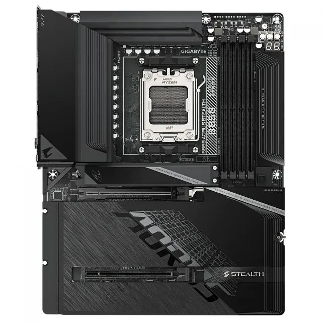 Placa Mãe Gigabyte B850 Aorus Stealth AMD AM5, ATX, WiFi, bluetooth, DDR5 nova - Foto 2