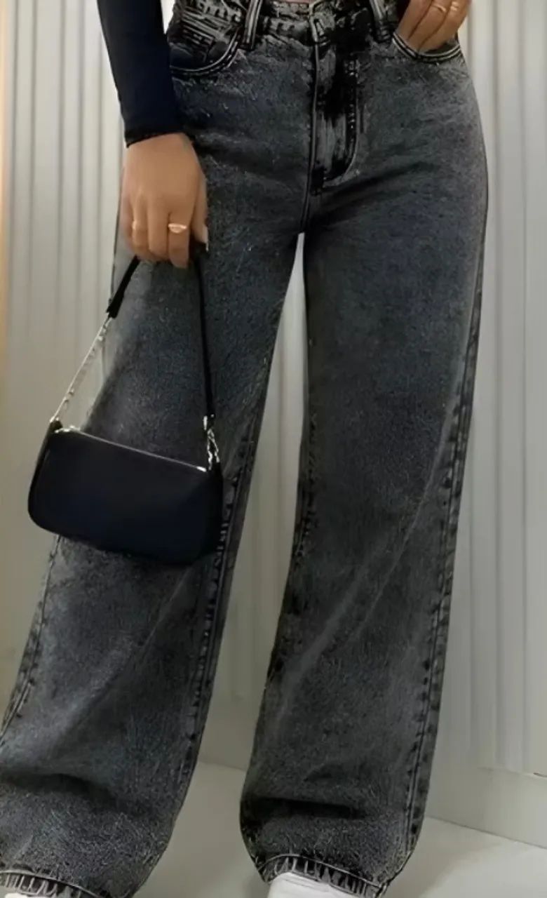 Calça wide leg nova veste 46  - Foto 4